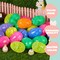 30 Pcs Plastic Iridescent Printed Bright Easter Eggs 3.15" Tall for Easter Hunt, Basket Stuffers Fillers, Classroom Prize Supplies, Filling Treats and Party Favor